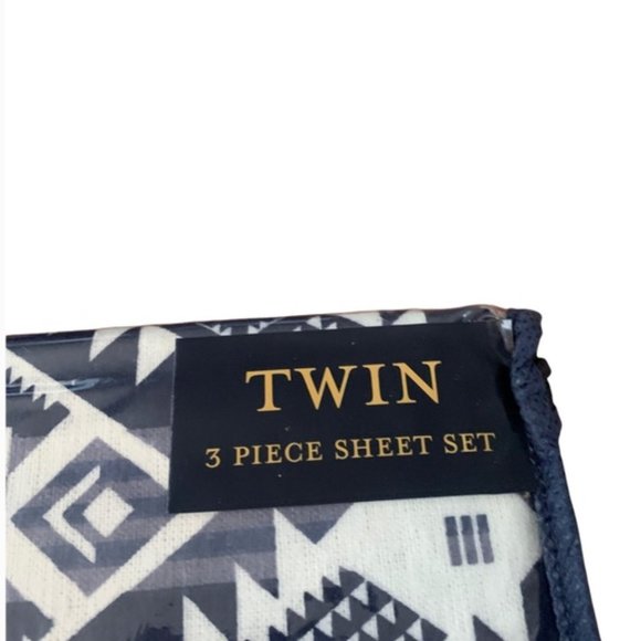 NEW PENDLETON Flannel Sheet Set Westward Journey Multi Twin Size - Picture 6 of 8